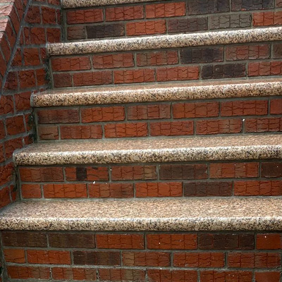 Porch Brickwork And Granite Steps