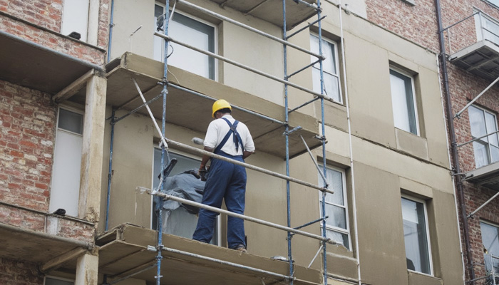 Foundation waterproofing at Queens home